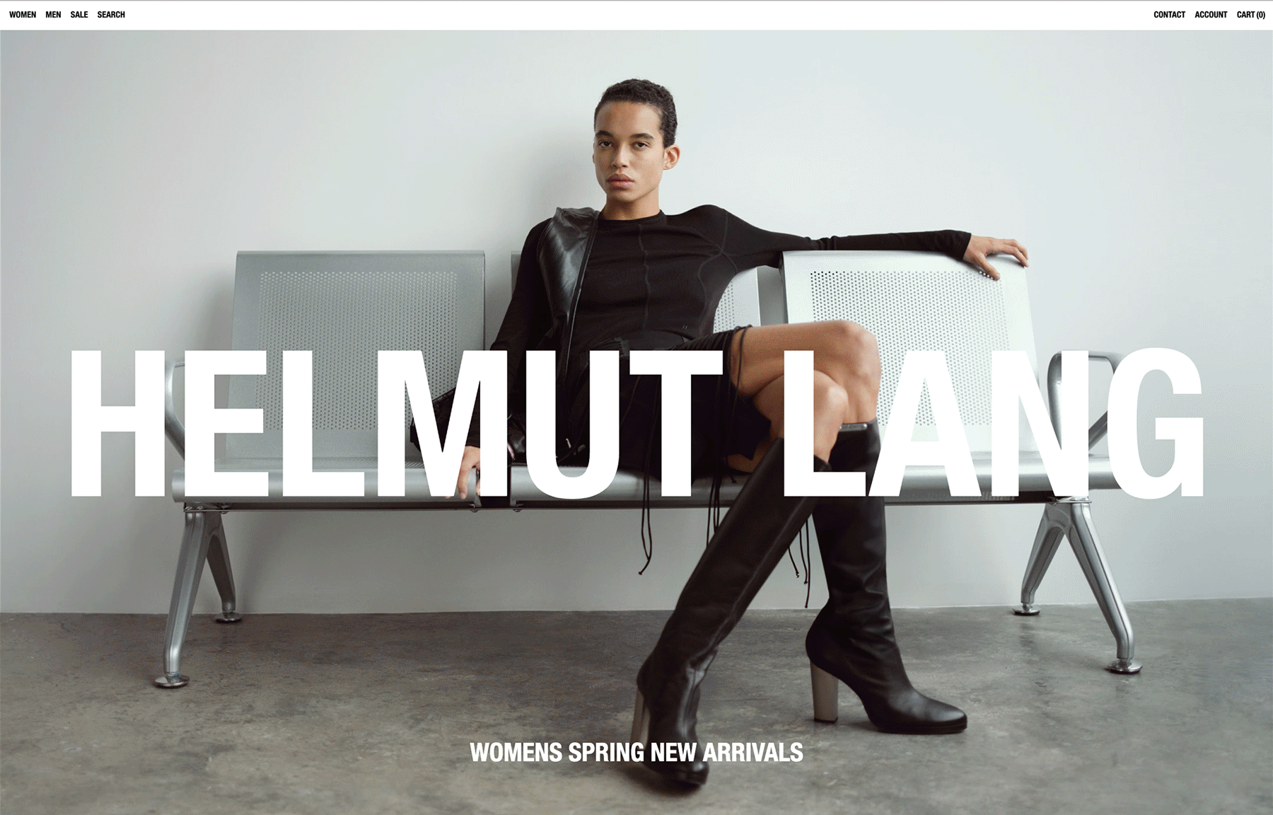 Helmut Lang e-commerce digital experience